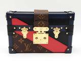 Louis Vuitton Monogram Malletage Print Petite Malle Bag Sd0926llzxdu