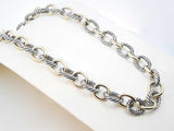 David Yurman 18k Gold & Sterling Silver Cable Necklace 88.6g 16 Inch Fw126rxzxdu