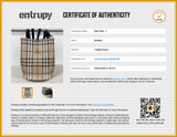 Burberry Haymarket Check Bucket Crossbody Bag Eb0226oxzsa Entrupy Certificate