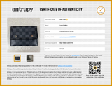 Louis Vuitton Damier Graphite Canvas Compact Modulable Wallet Eb0226oxzsa Entrupy Certificate