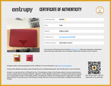 Prada Mini Chain Shoulder Bag In Red Saffiano Lux Leather Fw0326pzxdu Entrupy Certificate