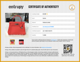 Hermes Kelly 28 Rose Texas Red Clemence Palladium Handbag Do0226lloxzde Entrupy Certificate