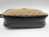 Gucci Gg Tan Canvas Marmont Matelasse Diagonal Quilted Crossbody Bag Do1024wxzde