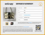 Gucci Gold Leather Tiger Head Clasp Bag Sddo1225rzxde Entrupy Certificate
