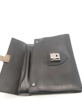 Versace Medusa Black Leather Clutch Organizer Eb1025wxzsa