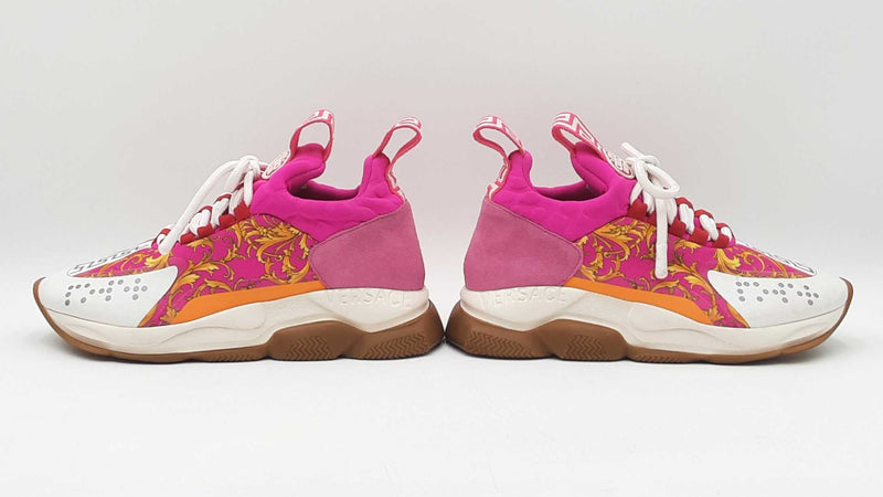 Versace Chain Reaction Low Top Multicolor Sneakers Size Eu 36 Us 6 Fw0925erdu