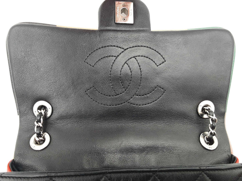 Chanel Cuba Color Flap Black Quilted Leather Shoulder Bag Do0525oxzxde