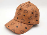 Mcm Visetos Cognac Tan Coated Canvas Ball Cap Do1125lxzde