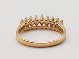0.27 Cttw Natural Diamonds 14k Yellow Gold 2.7g Ring Size 6.5 Do0326lrxde