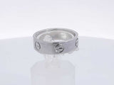 18k White Gold 6.5 Grams Wedding Band Size 7.5 Aa0825wzxsa