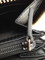 Gucci Black Leather Zip Around Wallet Eb0926oxzsa