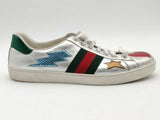 Gucci New Aces Low Top Multi-color Shoes Size 12 Aa0726lzxsa
