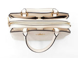 Coach Mini Lillie Carryall Handbag In Ivory Crossgrain Leather Fw0125oxdu