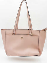 Michael Kors Maisie Large Pebbled Powder Blush Leather Tote Bag Sd0326izdu