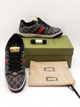 Gucci Screener Gg Supreme Web Coated Canvas Sneakers Fw0525lrxdu