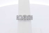 0.6cttw Diamond Ring In 14k White Gold 3.4 Grams Size 6 Eb0326osrdu