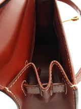 Hermes Kelly 28 Brique Red Box Calf Gold Hardware Handbag Do1225lorxzde