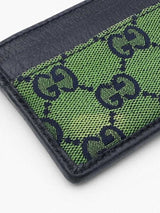 Gucci Monogram Multicolor Card Holder Wallet In Canvas & Leather Fw1026oxzdu