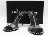 Alexander Wang Nova Sandal Pvc Black Size 8.5 Aa0726lzxsa