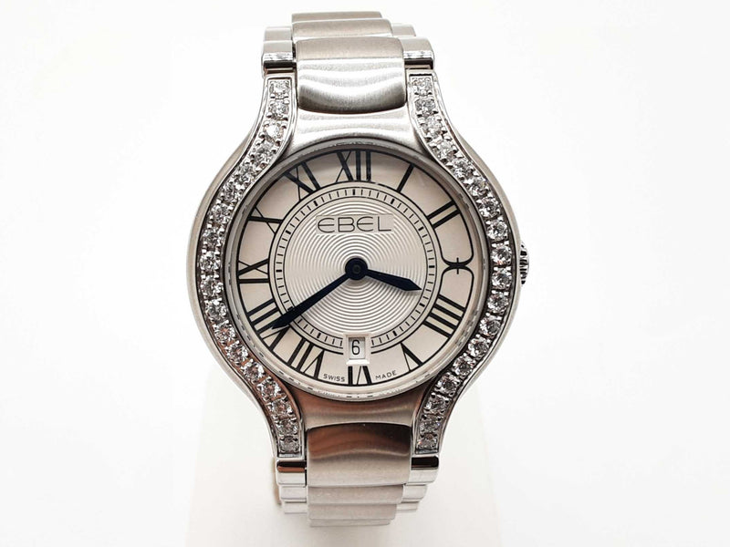 Ebel 30 Beluga Grande Diamond Bezel Stainless Steel Quartz Watch Do0125lxzxde