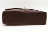 Chanel Quilted Caviar Chocolate Brown Leather Flap Shoulder Bag Eb1225rxrxde
