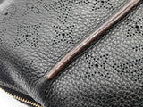 Louis Vuitton Selene Black Mahina Porforated Monogram Leather Bag Do0726irxde