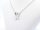 Tiffany & Co. Paloma Picasso Loving Heart Necklace In Silver 17 Inch Fw0226rrdu