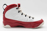 Nike Air Jordan 9 Retro Red & White Sneakers Size 10 302370-160 Eb0725exdu