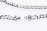 7.0ctw Lab Grown Diamond Tennis Bracelet Sterling Silver 9 Grams Eb0425srxdu