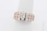 1.65cttw Diamond Ring In 14k Yellow Gold 8.4 Grams Size 8 Eb0326erxsa
