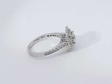 0.34 Cttw Diamond 14k White Gold 3.7 Grams Ring Size 7 Aa0825wxzsa