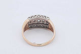 0.91cttw Diamond Ring In 14k Yellow Gold 6.1 Grams Size 9.5 Eb0326coxdu