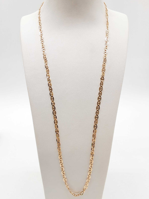 14k Yellow Gold 7.6g Anchor Chain 26 In Do0125wxzde