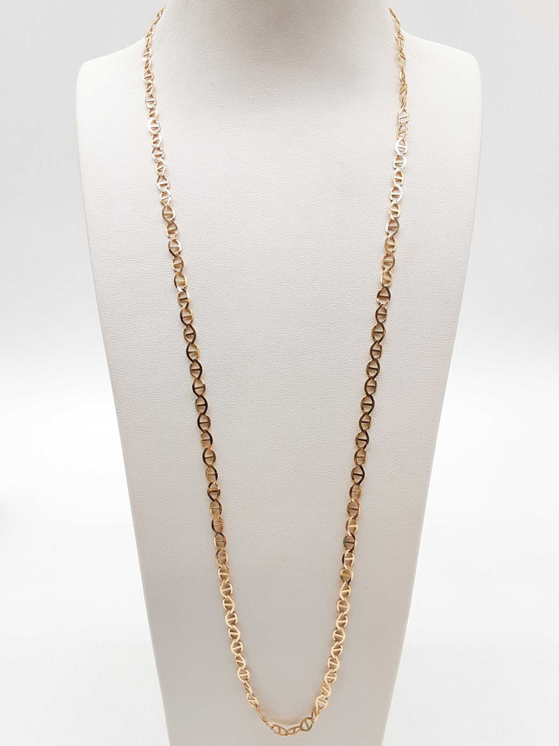 14k Yellow Gold 7.6g Anchor Chain 26 In Do0125wxzde