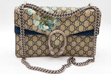 Gucci Gg Monogram Supreme Blooms Dionysus Shoulder Bag Eb0926prxde