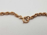 14k Yellow Gold 10.4 Rope Chain 15 In Do0725prxde