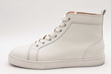 Christian Louboutin High Top White Leather Sneakers Size 41 Eb0325orxsa