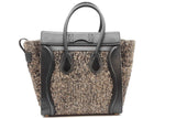 Celine Tweed Micro Luggage Top Handle Bag Eb1125rrxde