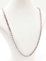 14k White Gold Ball-hinge Chevron-link Chain 38.5 Grams 23 Inch Fw0526owxzdu