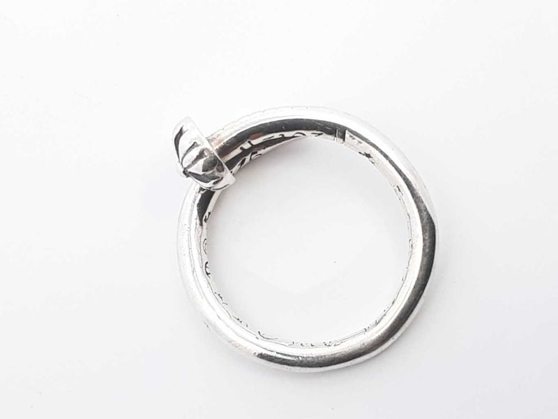 0.925 Sterling Silver 5.0g Nail Ring Size 8.5 Lh0724lorde