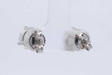 4.34cttw Lab Grown Diamond Stud Earrings In 14k White Gold 2.5 Grams Eb0526rrxdu