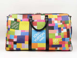 Louis Vuitton Keepall Bandouliere 50 In Multicolor Damier Graphite Fw1025wzxzdu