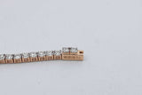 2.88cttw Lab Grown Diamond Tennis Bracelet In 14k Yellow Gold 5.5g Eb0826llxzsa