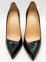 Christian Louboutin Corneille 100 Black Patent Heels Size Eu 39.5 Do0825loxde