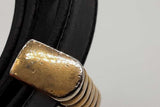 Gucci Black Leather Belt With Torchon Double G Buckle Size 85/34 Eb0726lxzde