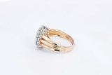 Approx. 2.0ctw Diamond Ring In 14k Yellow Gold 5.98 Grams Size 7 Eb1223rxzsa