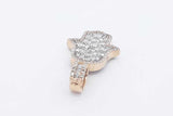 2.08cttw Diamond Hamsa Pendant In 10k Yellow Gold 3.2 Grams Eb0226woxdu