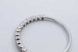 Diamond 14k White Gold Ring 1.2 Grams Size 6.5 Eb0526irdu