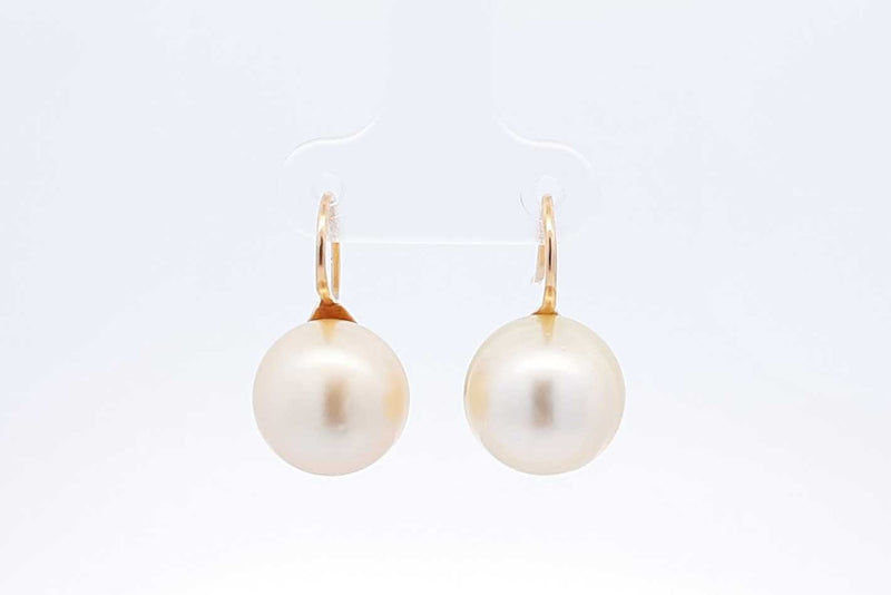 Pearl Earrings 14k Yellow Gold 6.6 Grams Eb1224lirdu