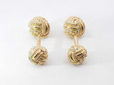 Tiffany & Co. Schlumberger Rope Knot Cuff Links In 18k Gold 14 Gram Fw0826lxzxd7